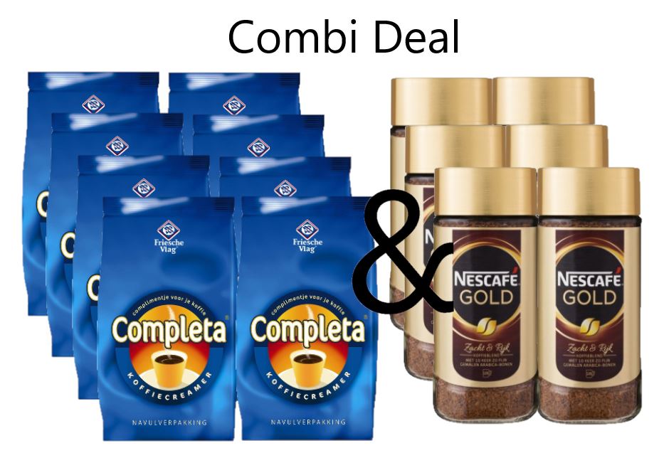 Combi Deal | Completa & Nescafe Gold | Grootverpakking