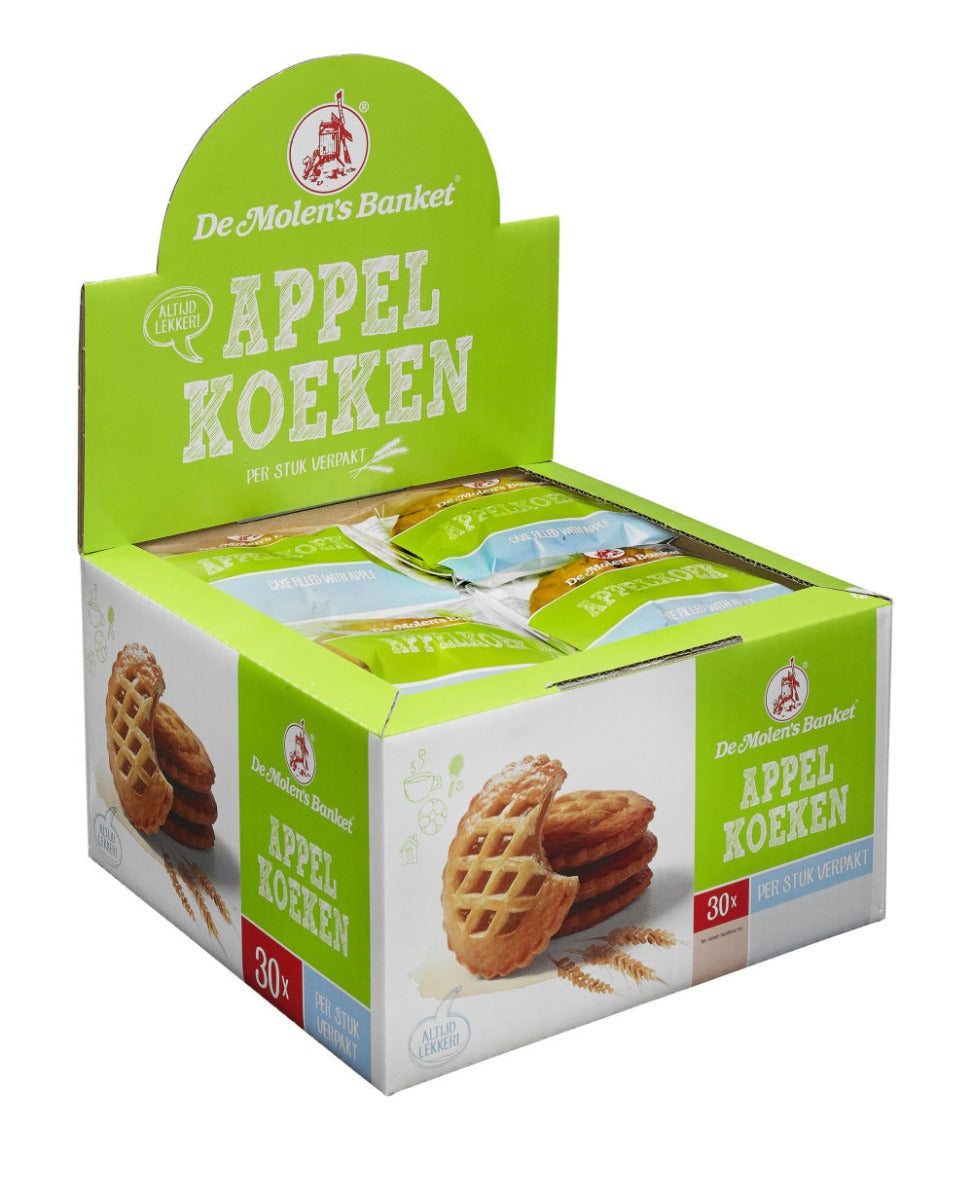 De Molen's Banket Appelkoeken 30 stuks