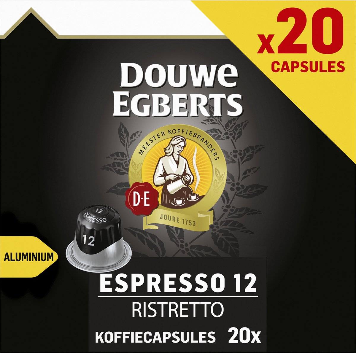 Douwe Egberts Espresso Ristretto 20 capsules