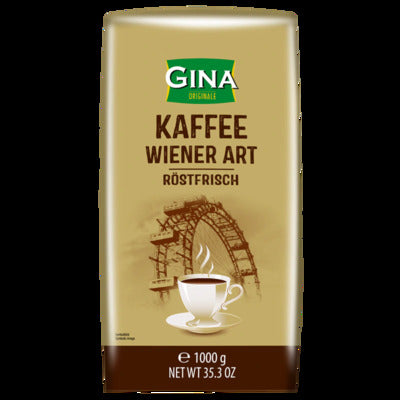 Gina Wiener Koffie Volle Koffiebonen 1 kg